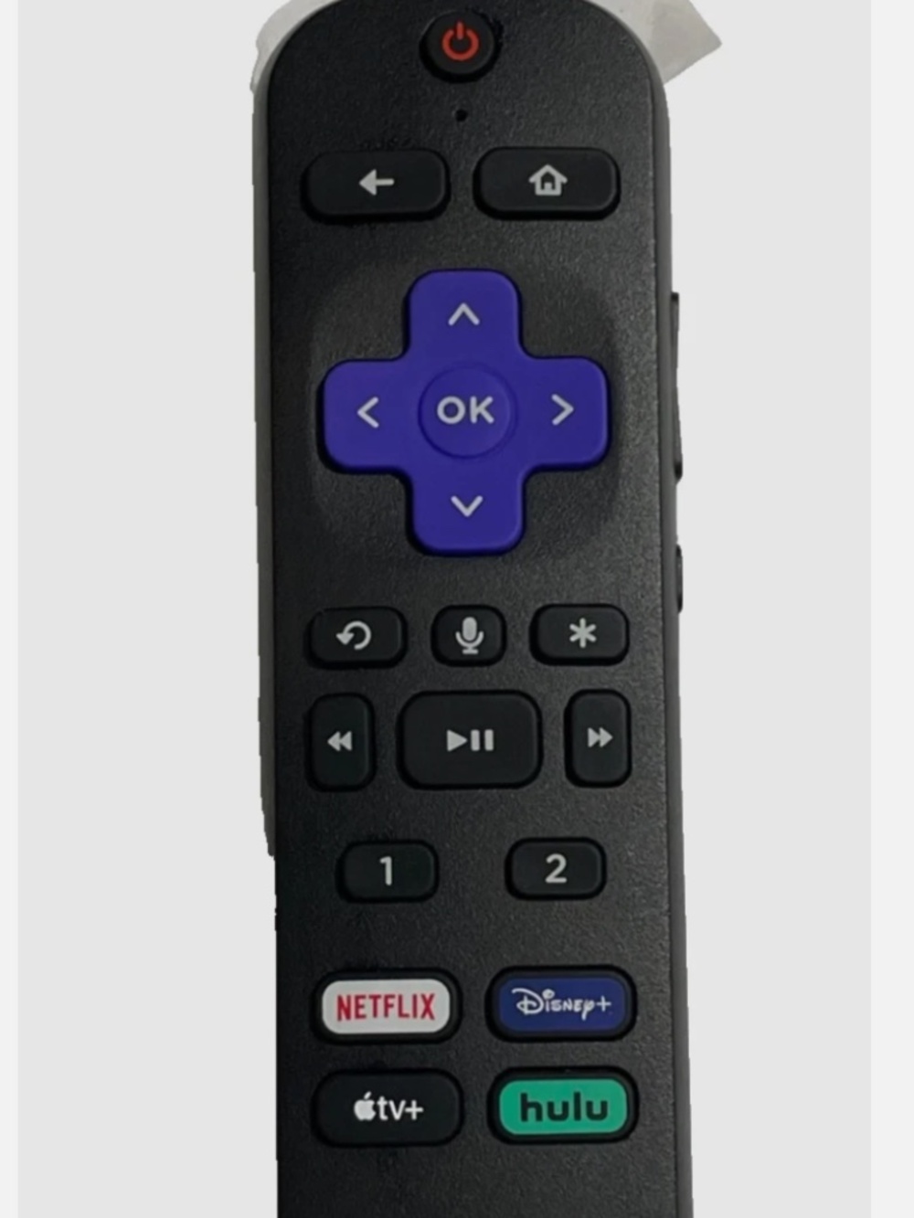 2 pack of Roku Voice Remote Pro with Headphone Jack RC-EL3 - Need Batteries
